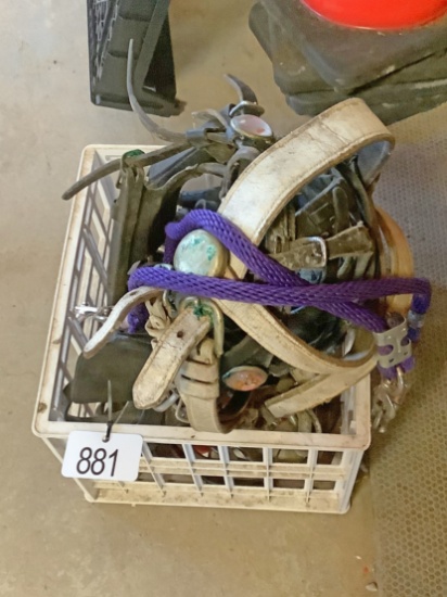 Crate of Horse Tack