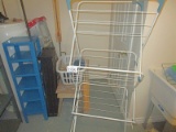 Clothes Rack, Etc. - Step Ladder is Not Included in this Lot