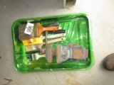 Vise and Painting Supplies