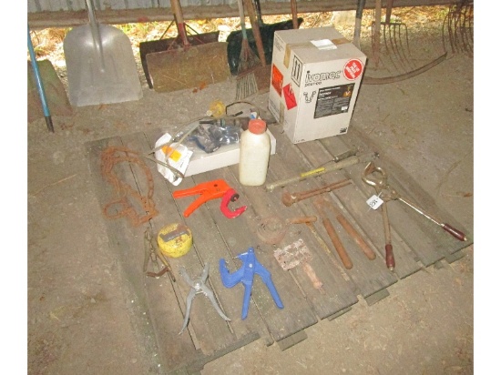 Skid of Cattle Supplies