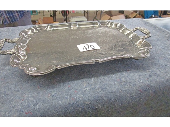 Silver Footed Tray