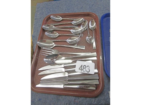 2 Trays Mikasa Silverware