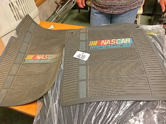 2 NASCAR Floor Mats