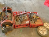 3 Containers of Sprayer Parts