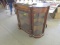 Inlaid Curved Glass China Cabinet