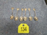 6 Sterling Spoons