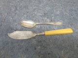 Sterling Knife and Spoon