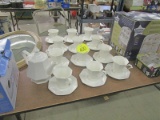 Teapot, Cups and Saucers