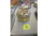Brass Lidded Pot