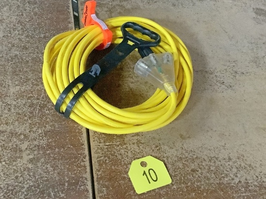 50' HD 3 End Extension Cord With Carrier