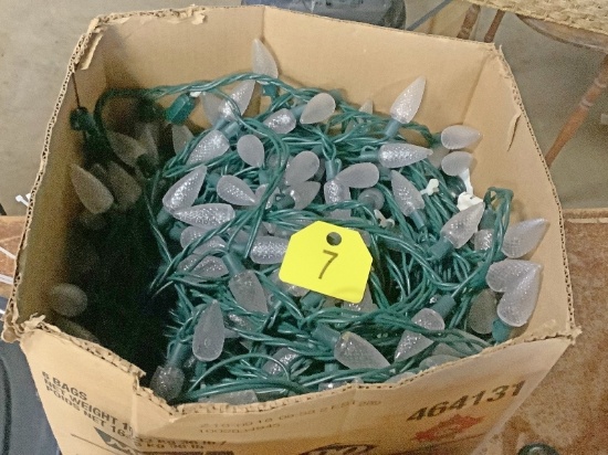 Box of LED Christmas Lights