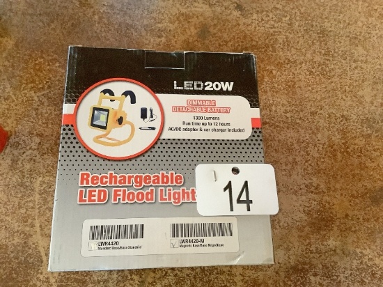 Rechargeable LED Flood Light - New