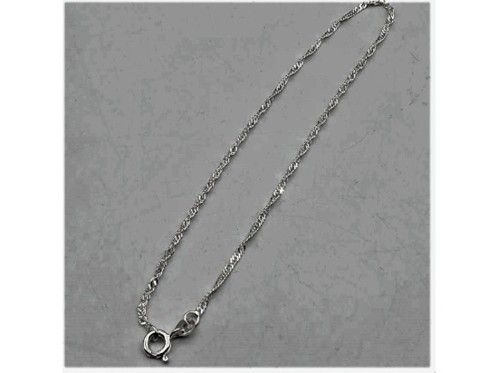 New Sterling Silver Anklet