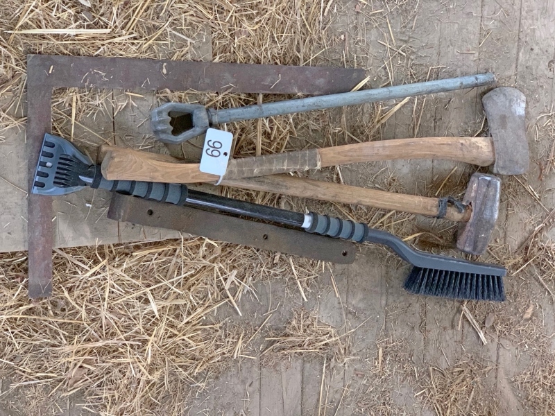 2 Axes, Snow Brush, Etc. Proxibid