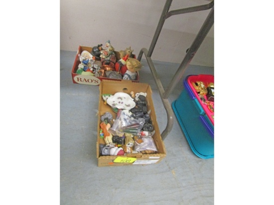 2 Boxes of Figurines