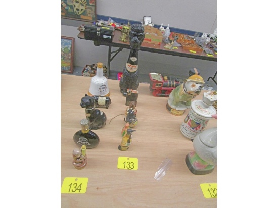 Row of Collector Bottles