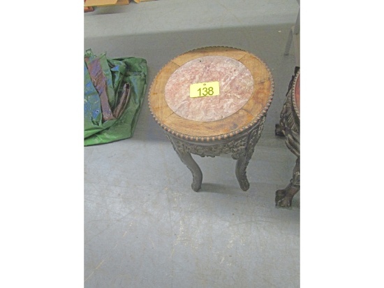Carved Marble Top Table