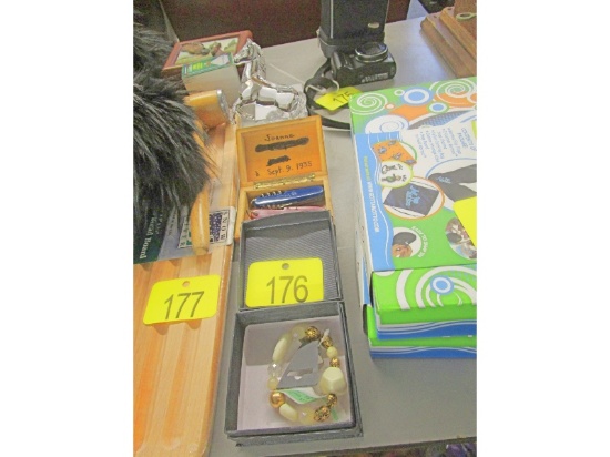 Bracelet, Knives, Etc.