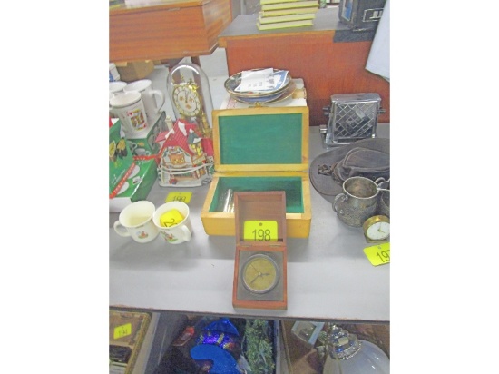 Clock, Lighters, Etc.