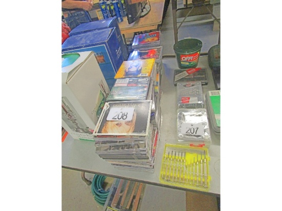 Row of CDs