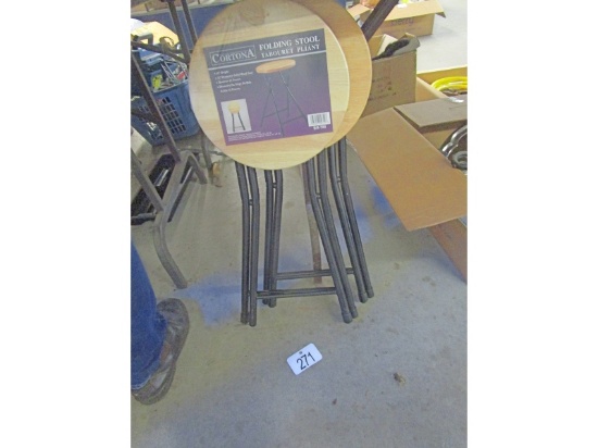 2 New Folding Stools