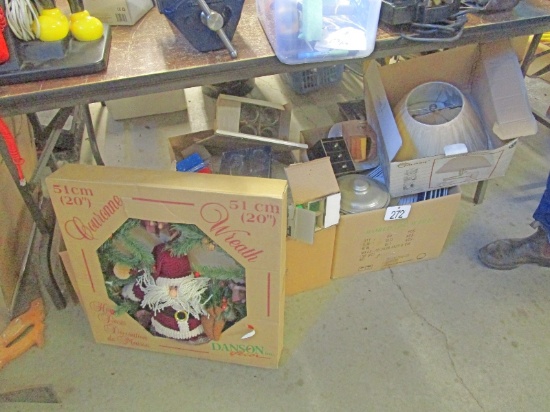 Boxes of Assorted Household Items