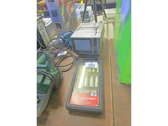 Metric Socket Set & Portable TV