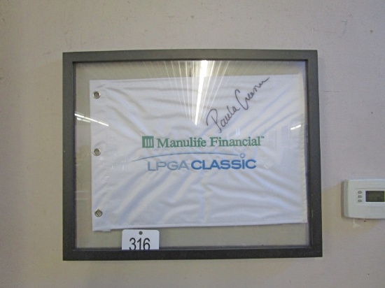 Signed LPGA Classic Flag