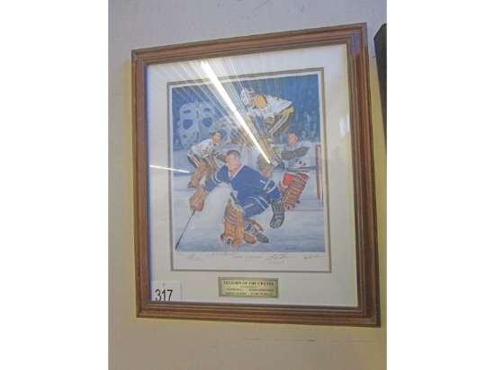 Signed Legends of The Crease Print