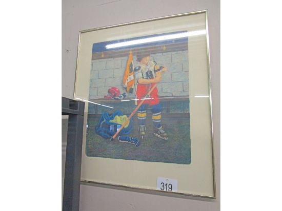 Signed Donato Hockey Print