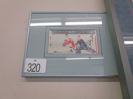 Signed Johnny Bower Picture