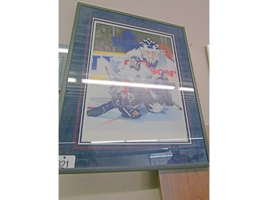 Signed Toronto Maple Leaf's Print