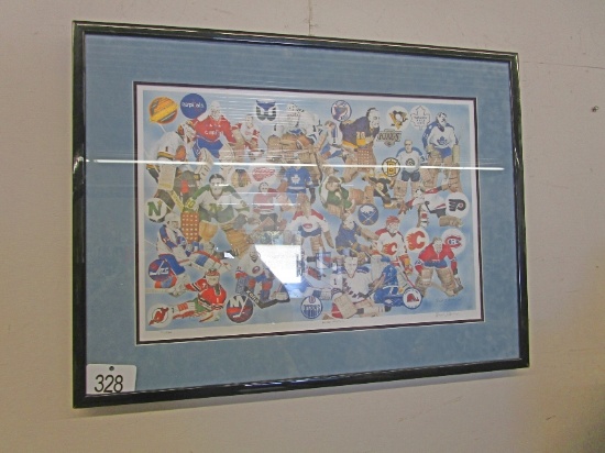 Signed Hockey Heroes Print