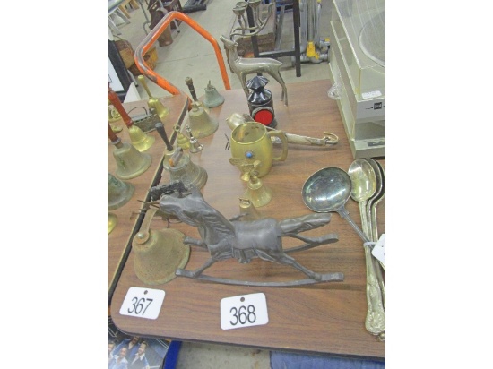 Brassware, Horse, Etc.