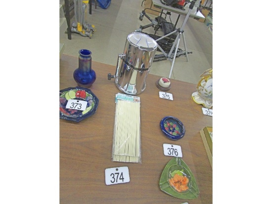 Ice Grinder & Chop Sticks