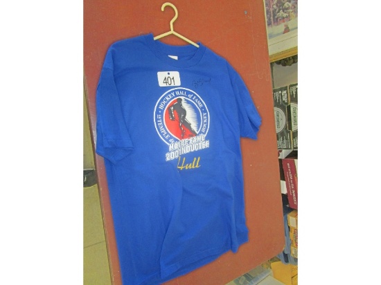 Signed Hockey Hall of Fame T Shirt