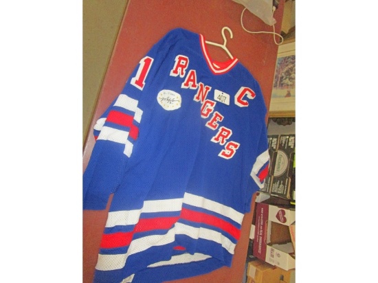 Signed Messier New York Rangers Jersey