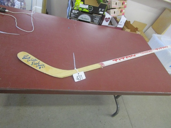 Signed Hockey Stick