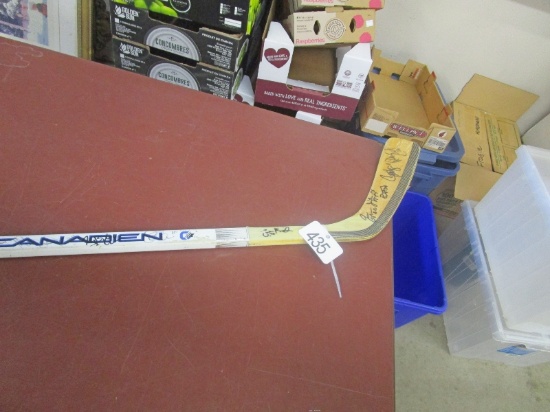 Signed Hockey Stick