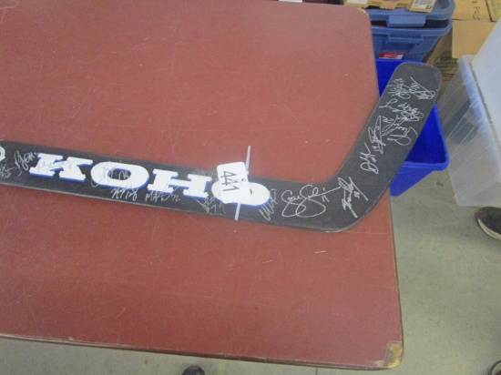 Signed Goalie Stick