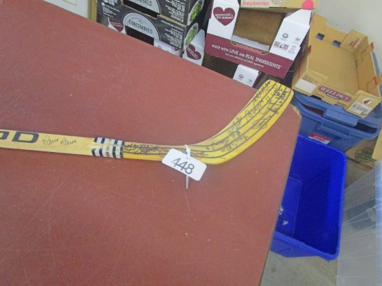 Signed Hockey Stick