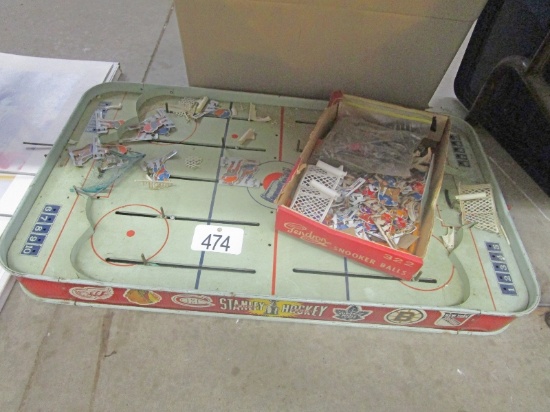 Metal Hockey Game & Players
