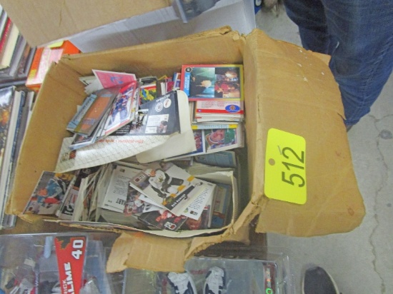 Box of Assorted Hockey Cards