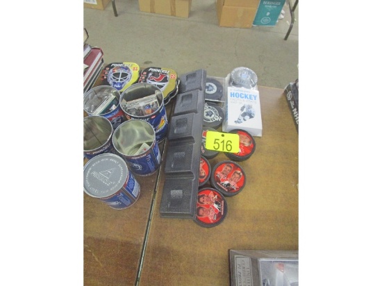Hockey Cards, Pucks, Etc.