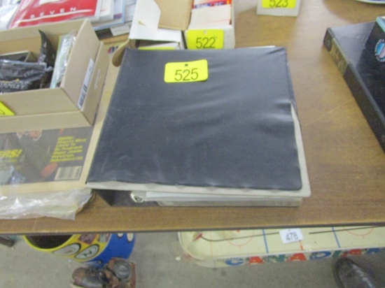 Binder of Hockey Cards