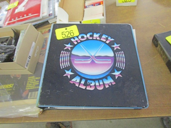 Binder of Hockey Cards