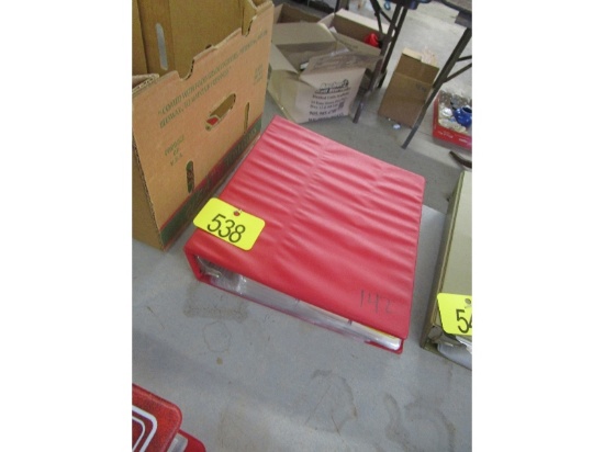 Binder of Hockey Cards