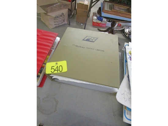 Binder of Hockey Cards