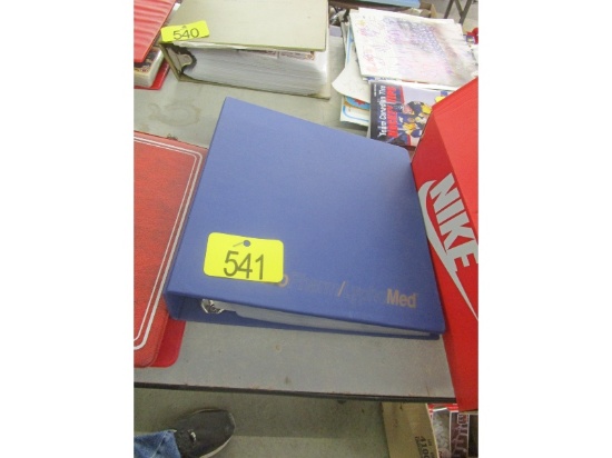 Binder of Hockey Cards