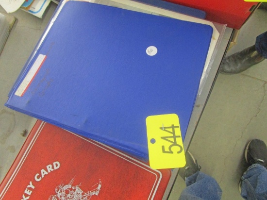 Binder of Hockey Cards